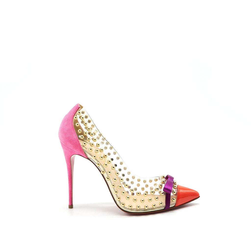 CHRISTIAN LOUBOUTIN TRANSPARENCY HIGH HEEL SHOES