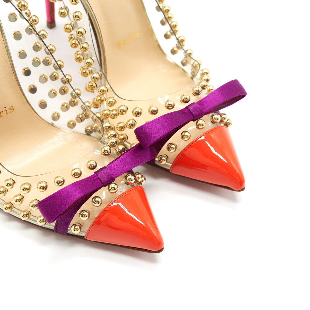 CHRISTIAN LOUBOUTIN TRANSPARENCY HIGH HEEL SHOES