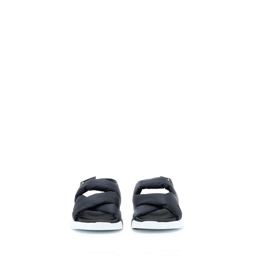 HERMES ELECTRIC SANDALS NAPPA BLACK/WHITE