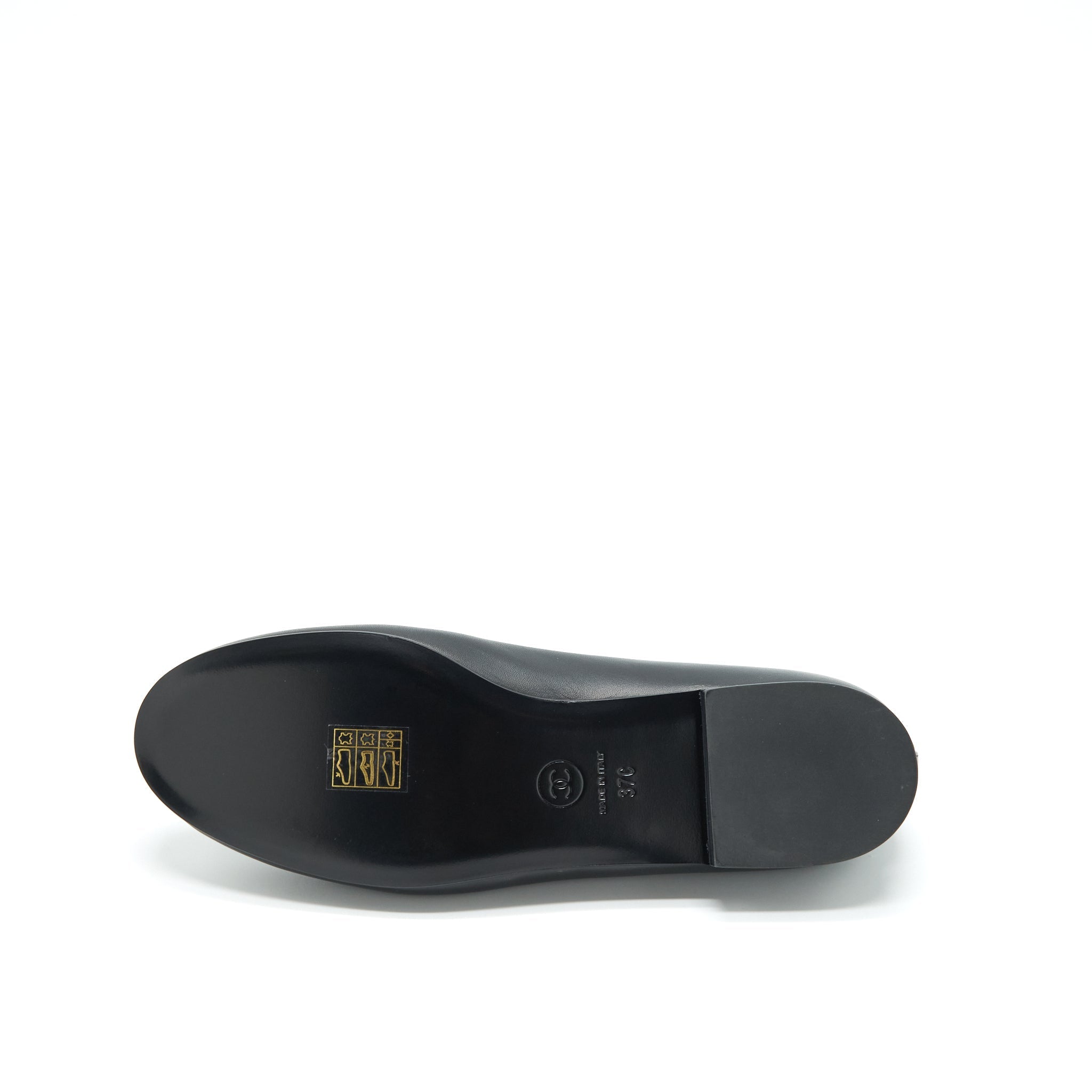 CHANEL DETAILED CC LOGO LOAFER BLACK GHW