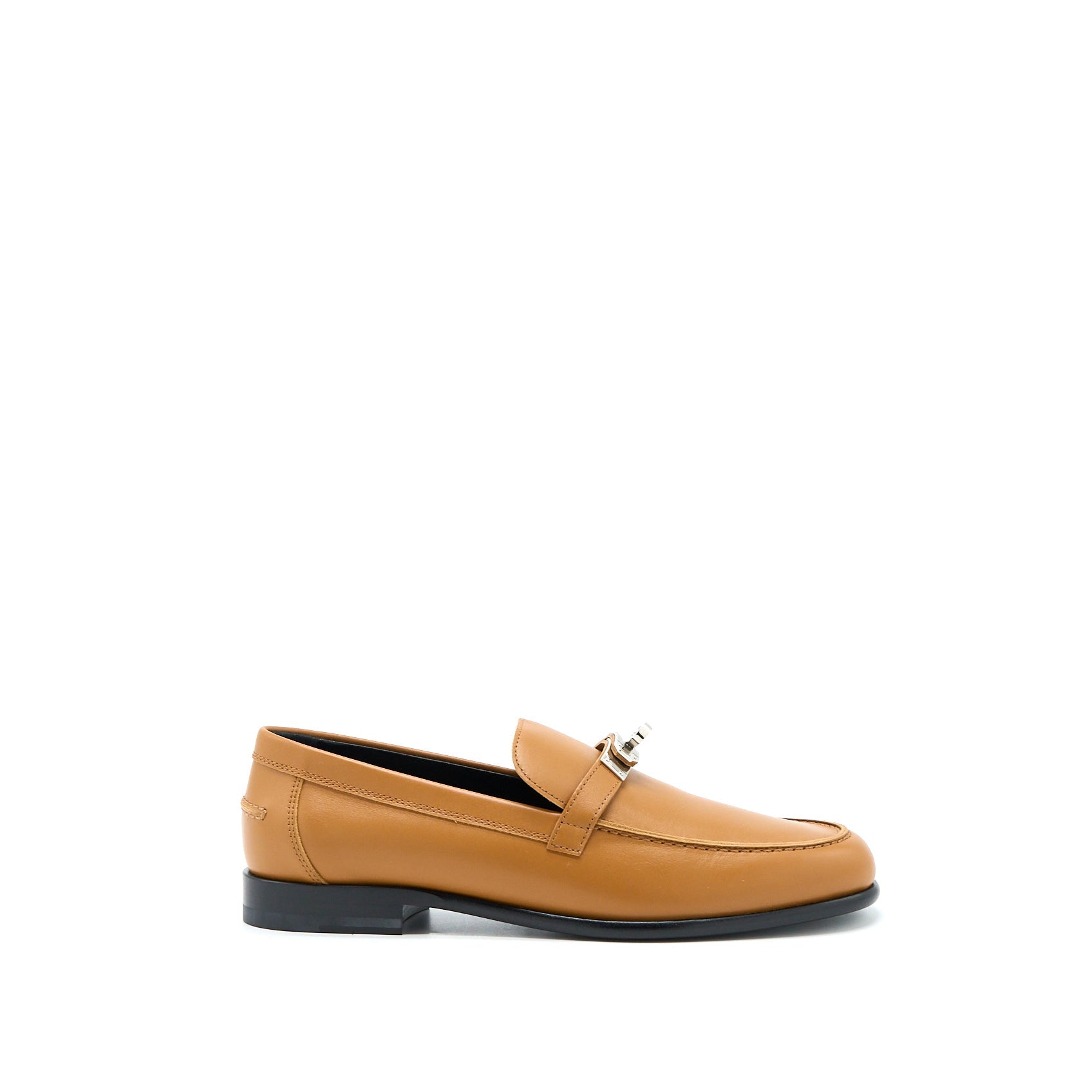 HERMES FEMME DESTIN LOAFER CALFSKIN NATURAL SHW