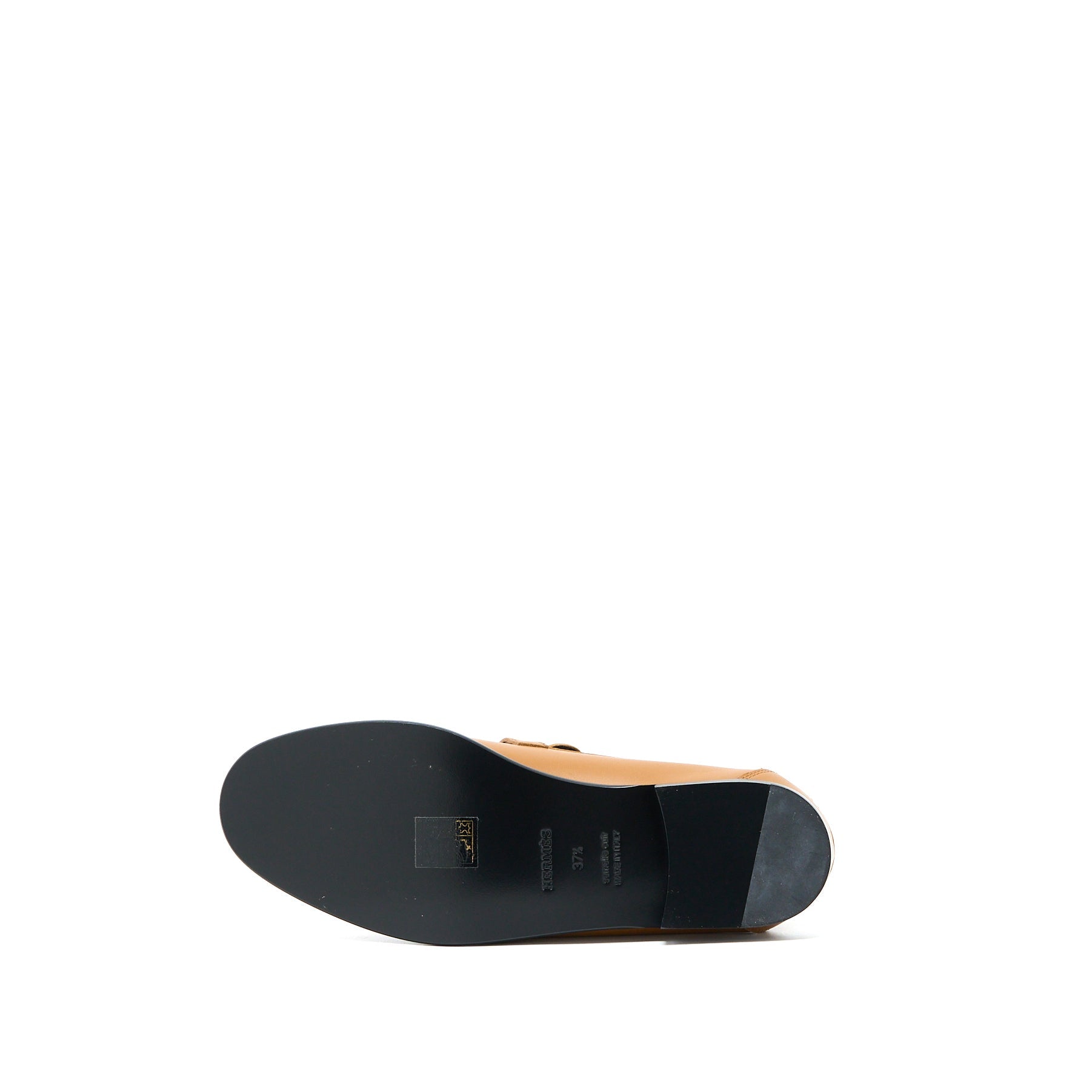 HERMES FEMME DESTIN LOAFER CALFSKIN NATURAL SHW