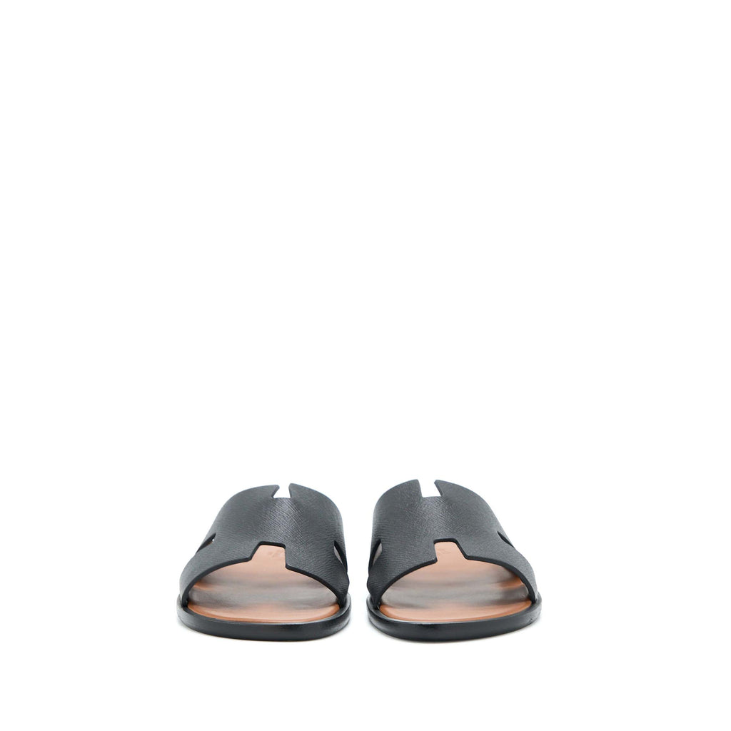 HERMES IZMIR SANDAL BLACK