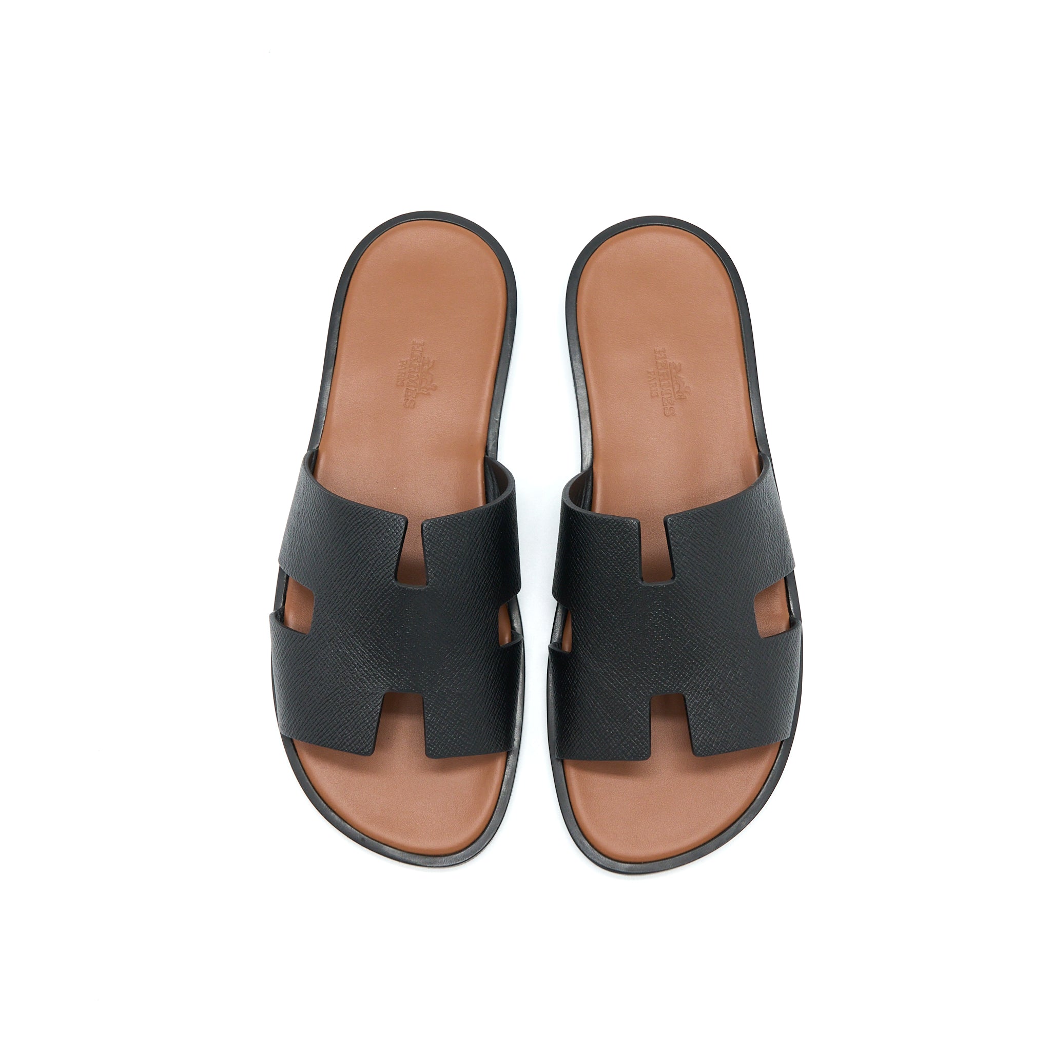 HERMES IZMIR SANDAL BLACK