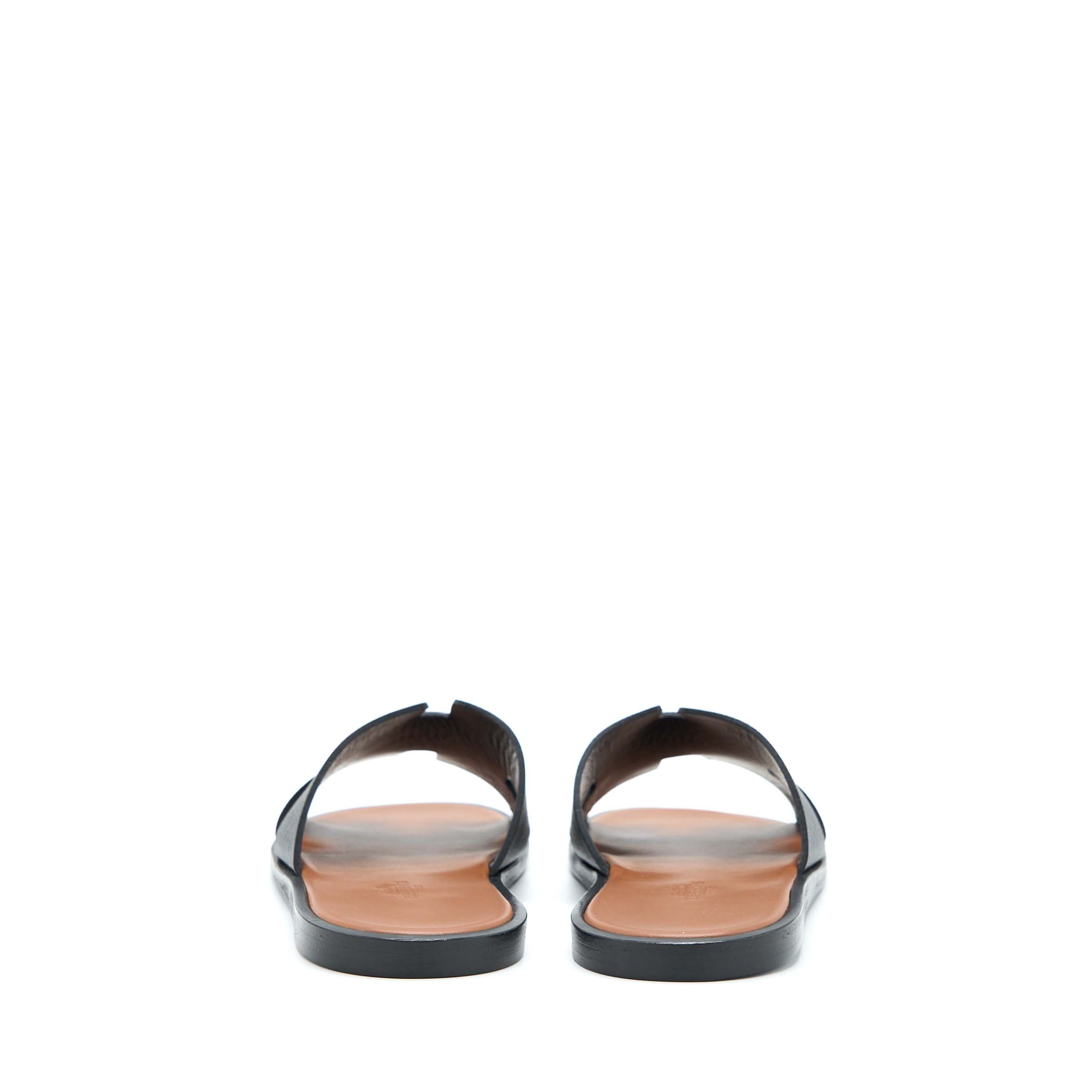 HERMES IZMIR SANDAL BLACK