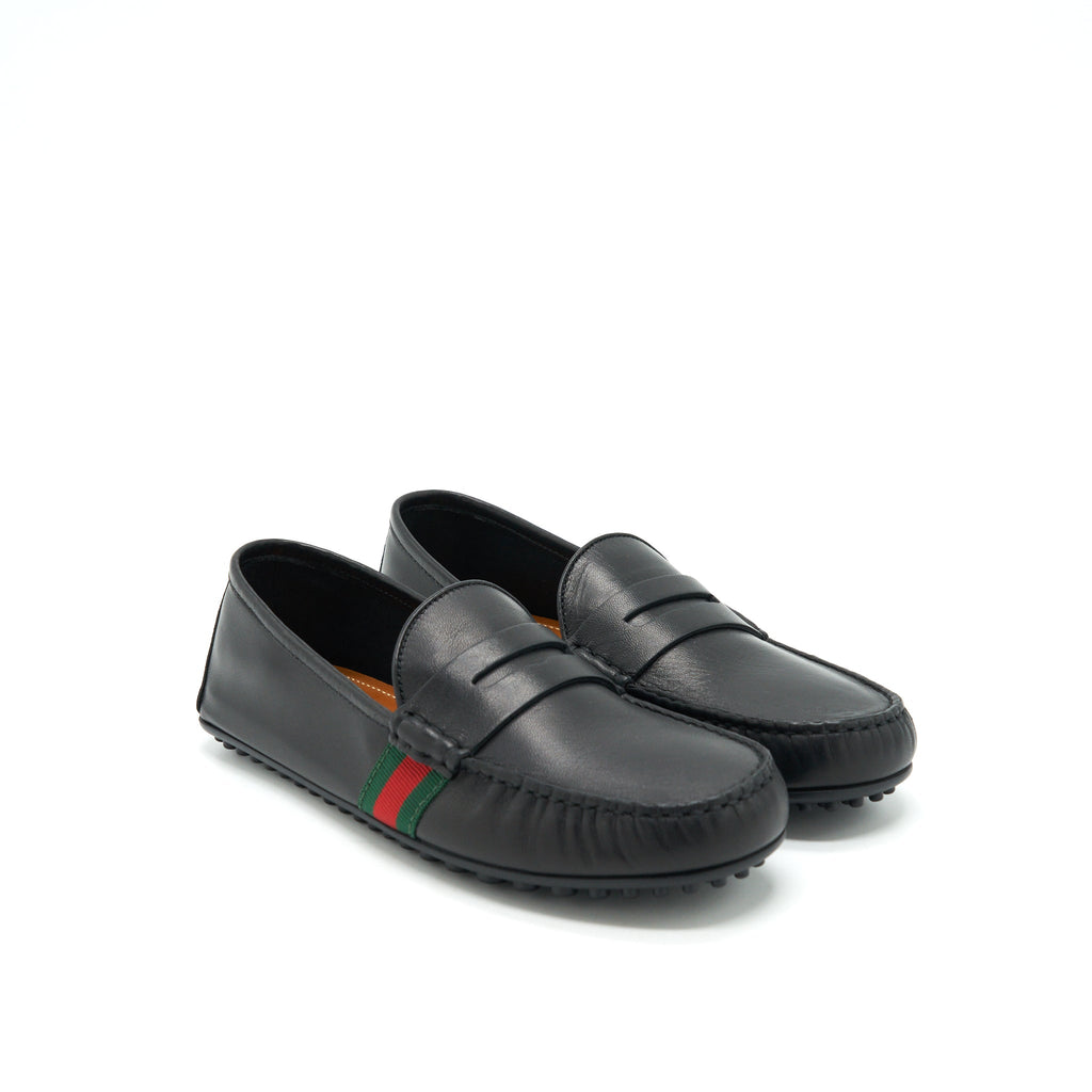 GUCCI MEN’S LEATHER LOAFER BLACK