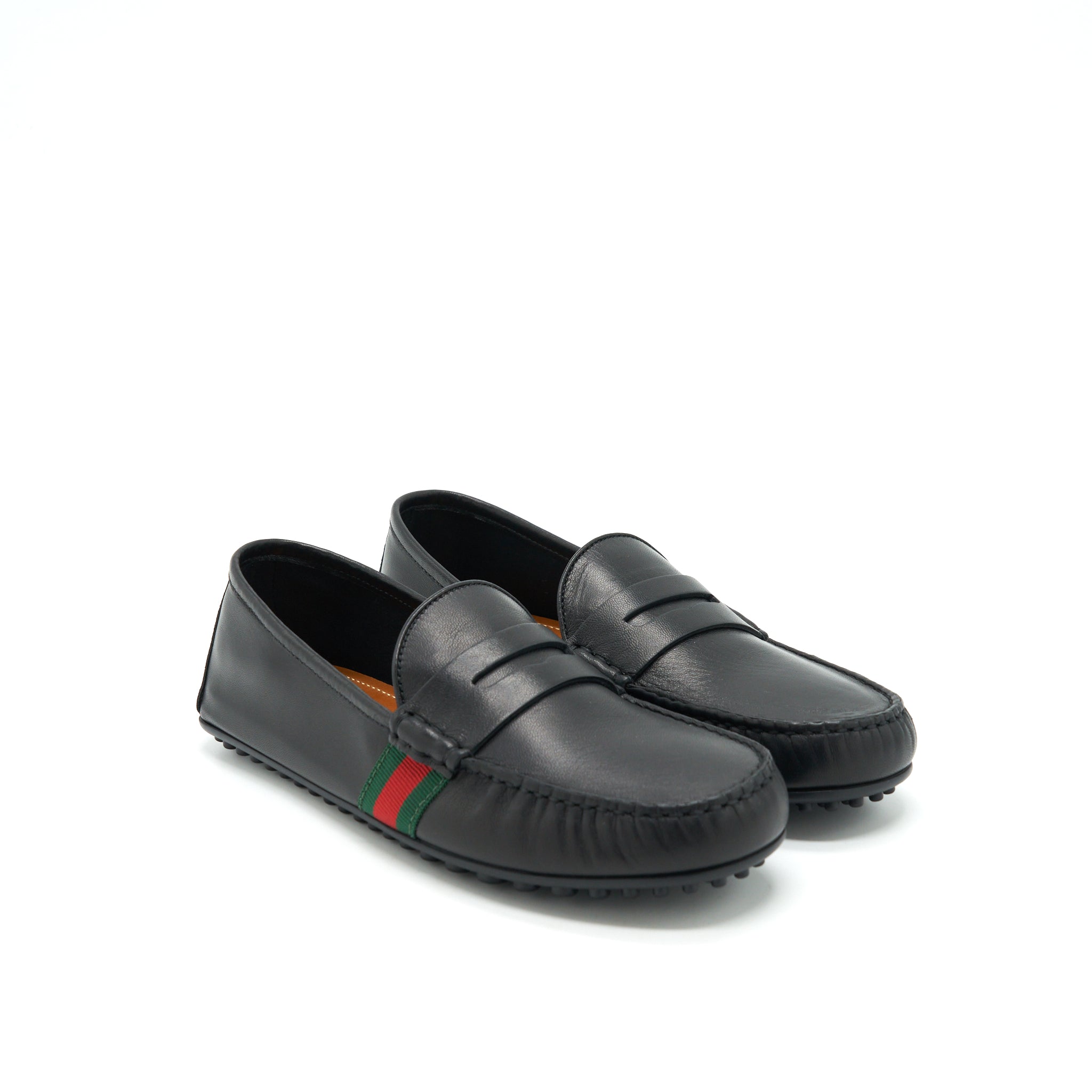 GUCCI MEN’S LEATHER LOAFER BLACK