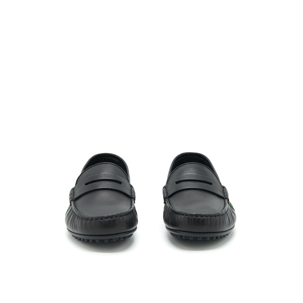 GUCCI MEN’S LEATHER LOAFER BLACK