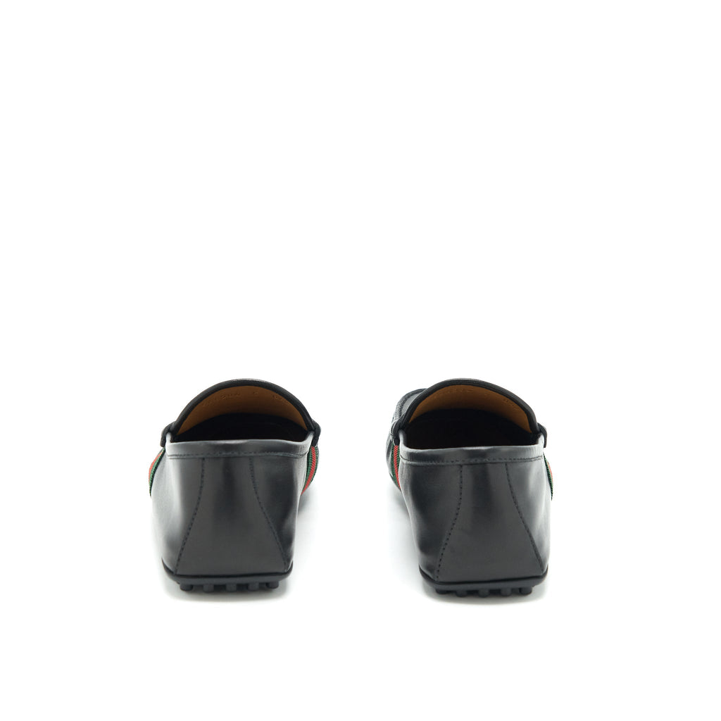 GUCCI MEN’S LEATHER LOAFER BLACK