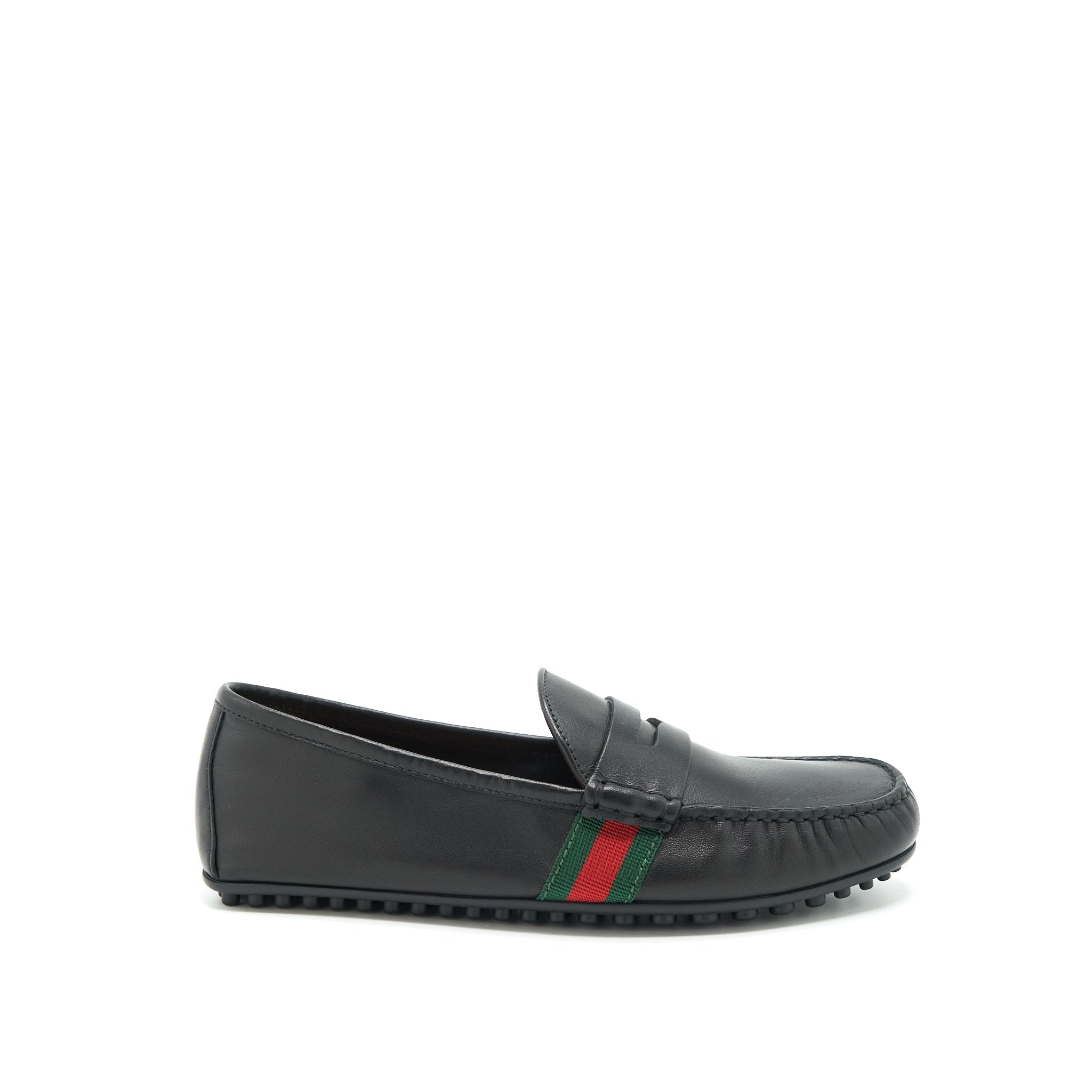GUCCI MEN’S LEATHER LOAFER BLACK
