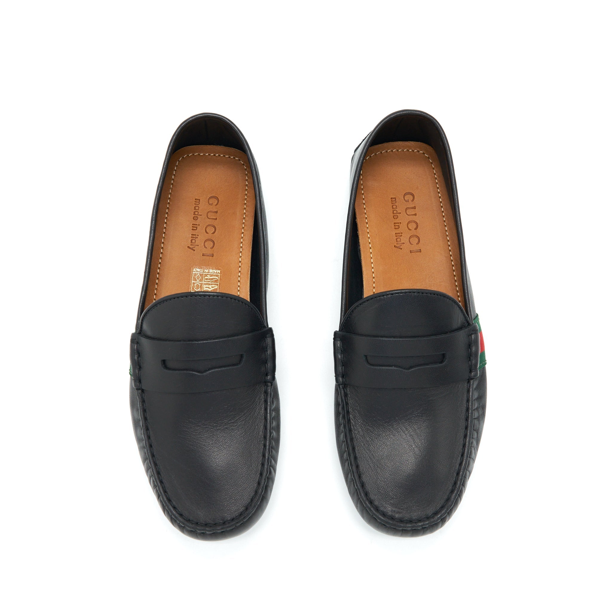 GUCCI MEN’S LEATHER LOAFER BLACK