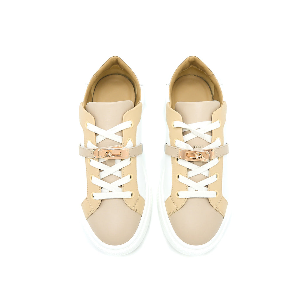 HERMES FEMME DAY SNEAKER CALFSKIN MULTICOLOUR RGHW