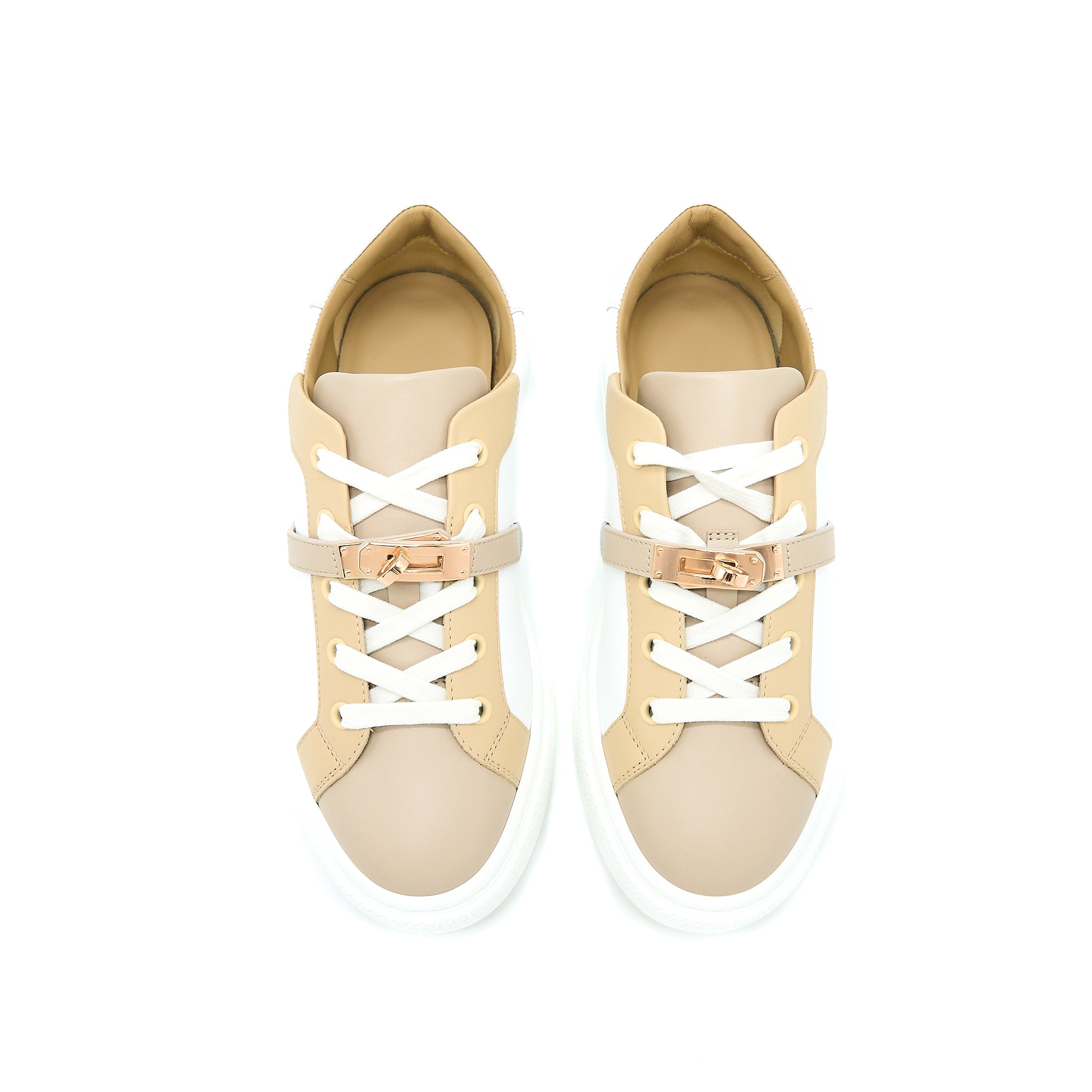 HERMES FEMME DAY SNEAKER CALFSKIN MULTICOLOUR RGHW