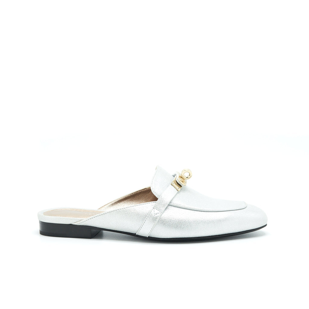 HERMES OZ MULE GRIS ARGENTE LGHW