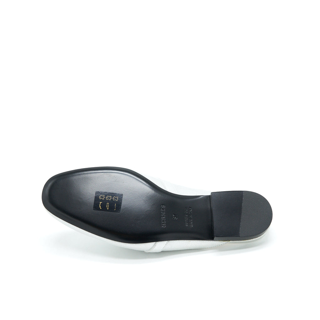 HERMES OZ MULE GRIS ARGENTE LGHW