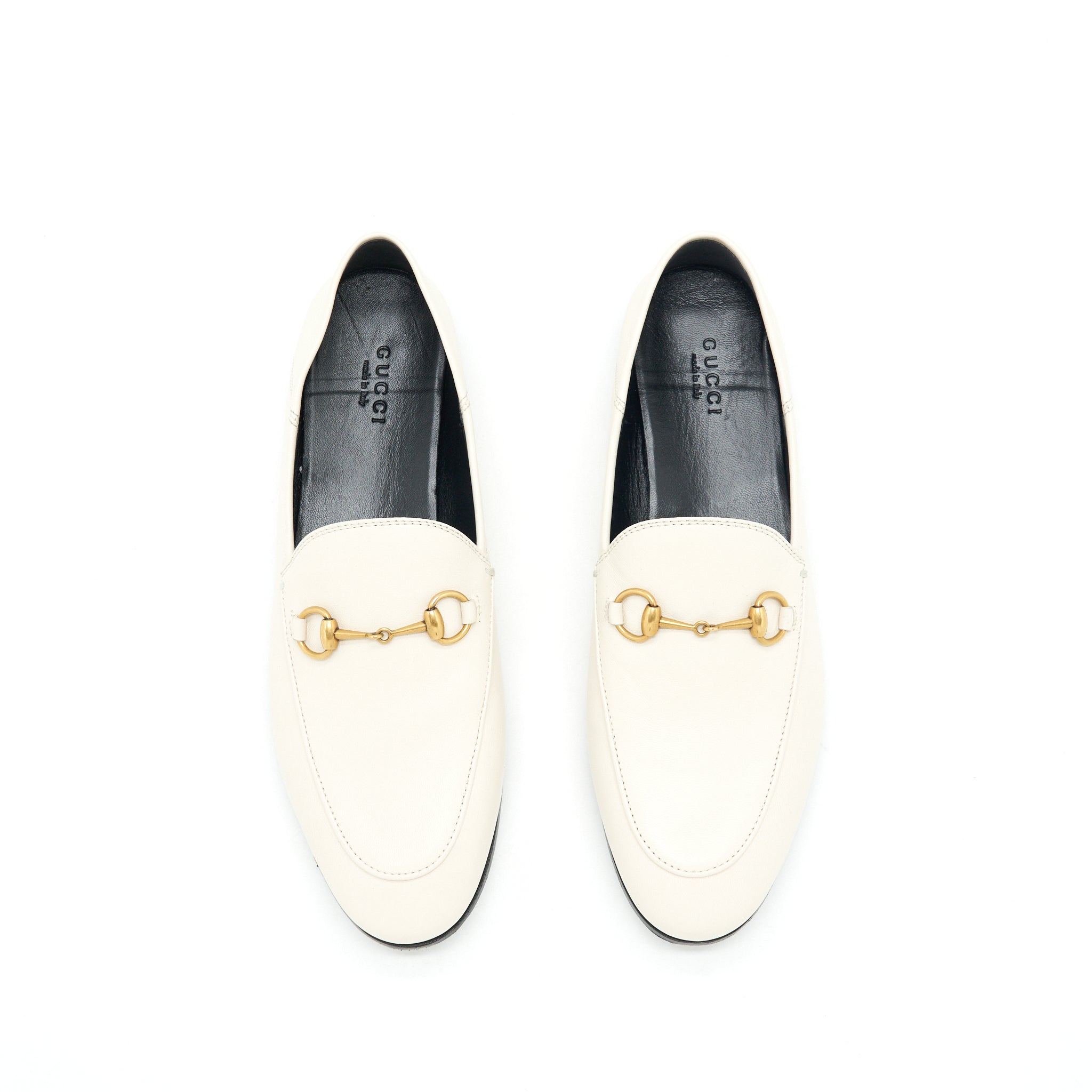 GUCCI LOAFERS HORSEBIT CREAM