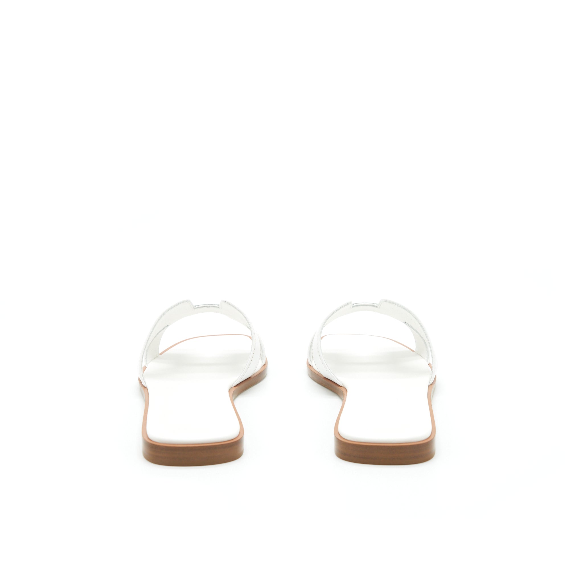 HERMES ORAN SANDAL BOX BLANC