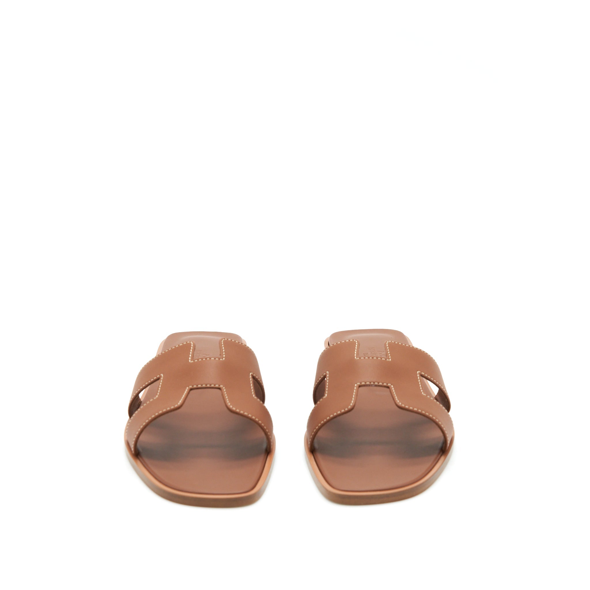 HERMES ORAN SANDAL BOX GOLD