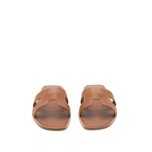 HERMES ORAN SANDAL BOX GOLD