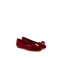 FERRAGAMO 6C VARINA BALLET BELVET SUEDE RED