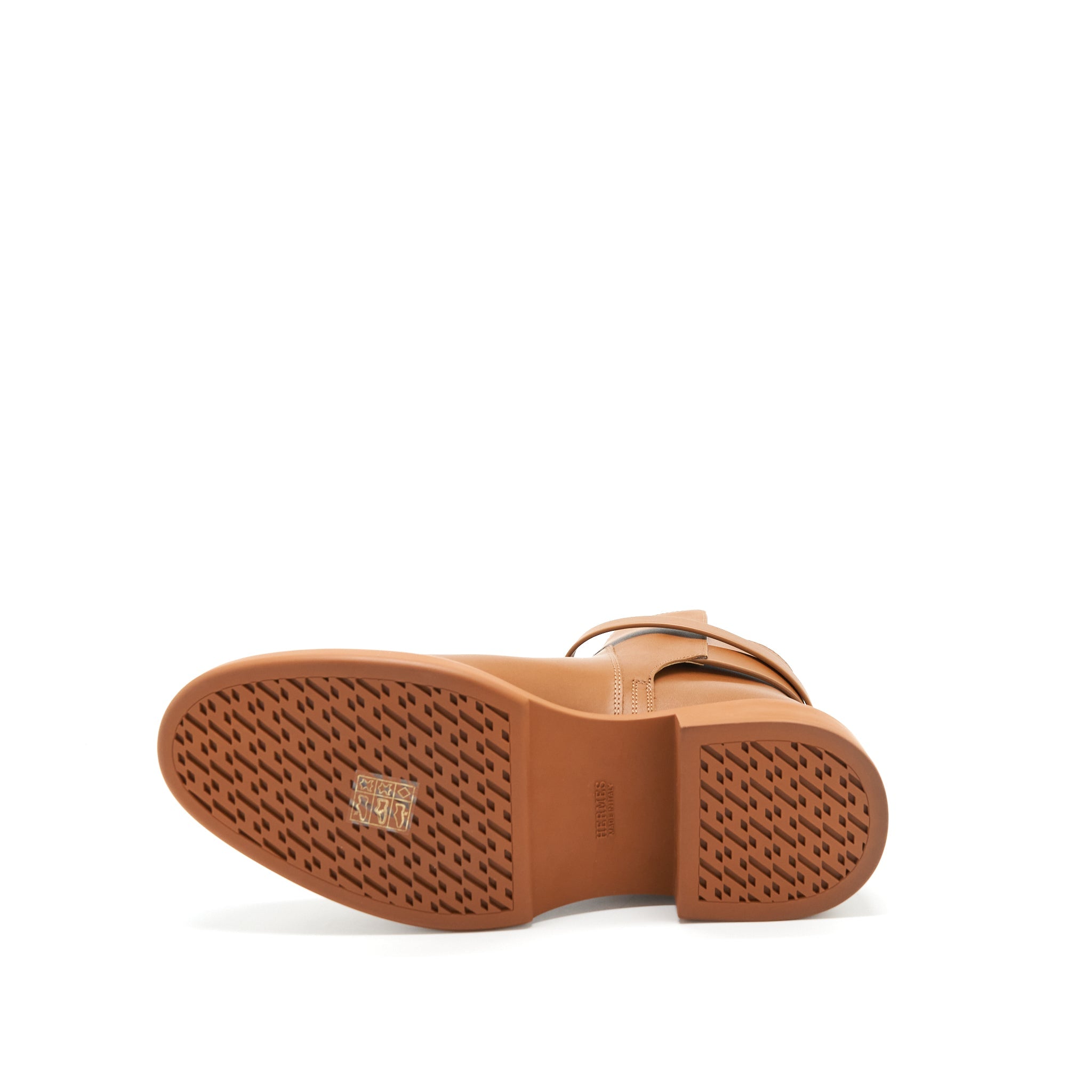 HERMES VEL ANKLE BOOTS GOLD SHW