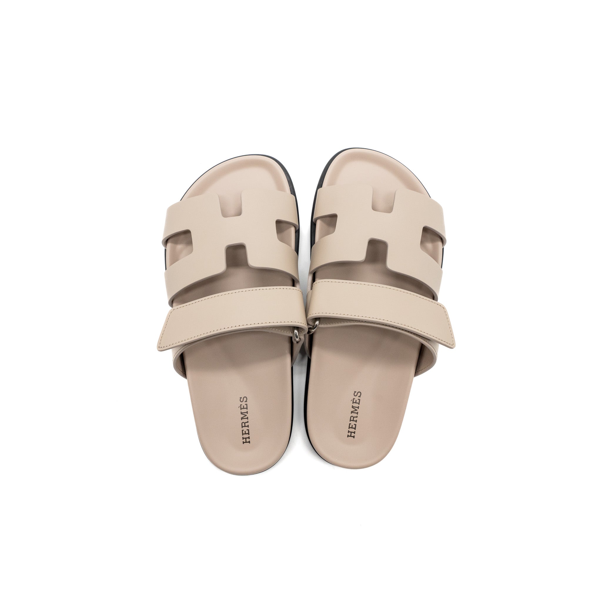 HERMES CHYPRE SANDAL BEIGE MASTIC