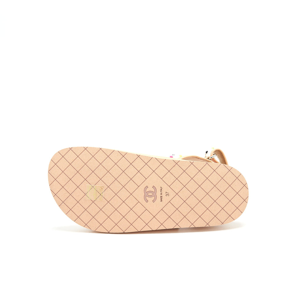 CHANEL DAD SANDAL BEIGE SHW