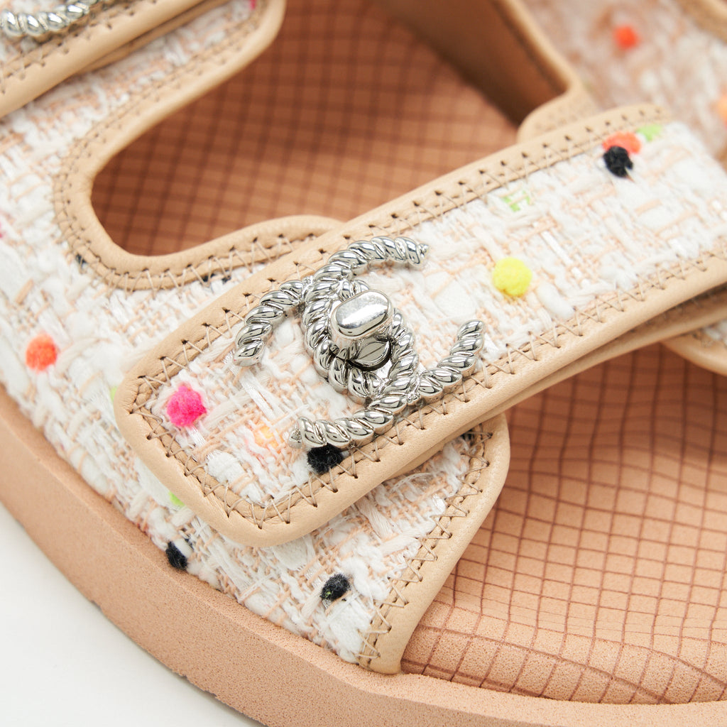 CHANEL DAD SANDAL BEIGE SHW