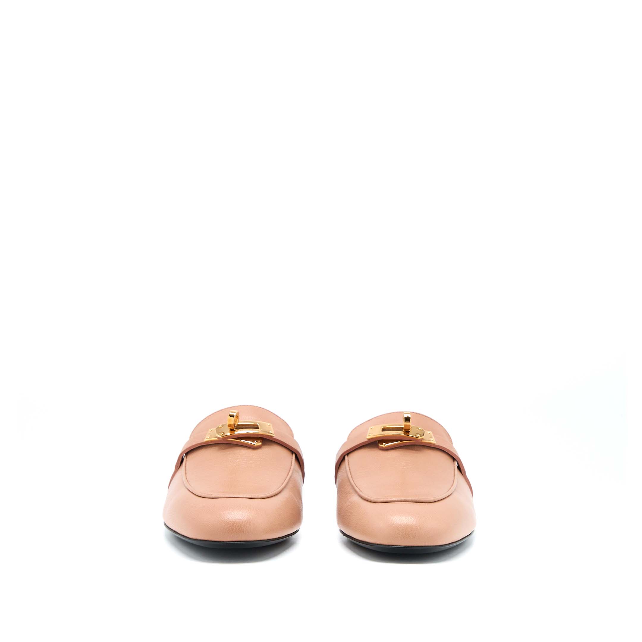 HERMES MULES FEMME OZ CHEVRE ROSE AUBE RGHW