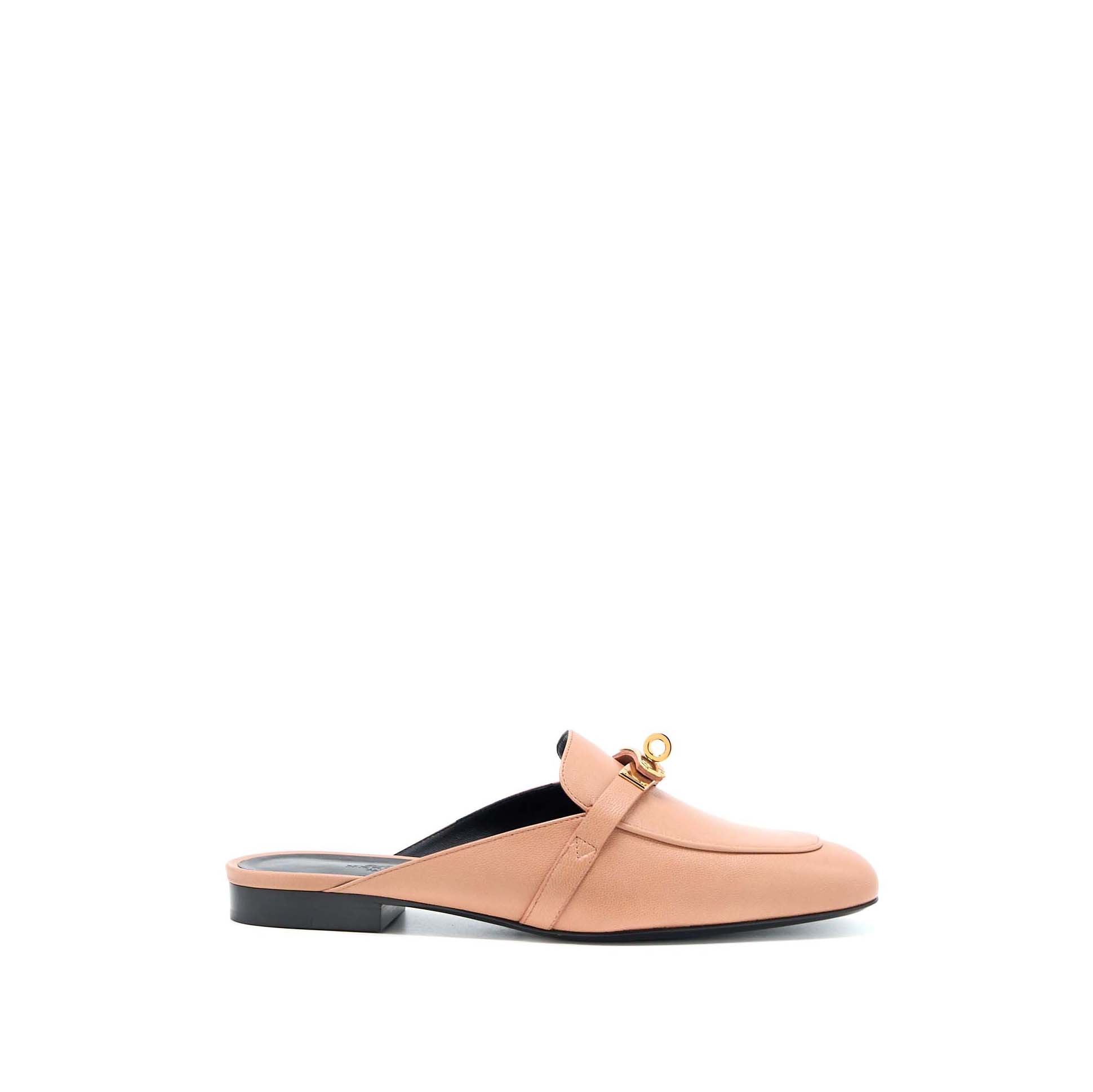 HERMES MULES FEMME OZ CHEVRE ROSE AUBE RGHW