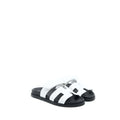 HERMES CHYPRE SANDALS CALFSKIN WHITE