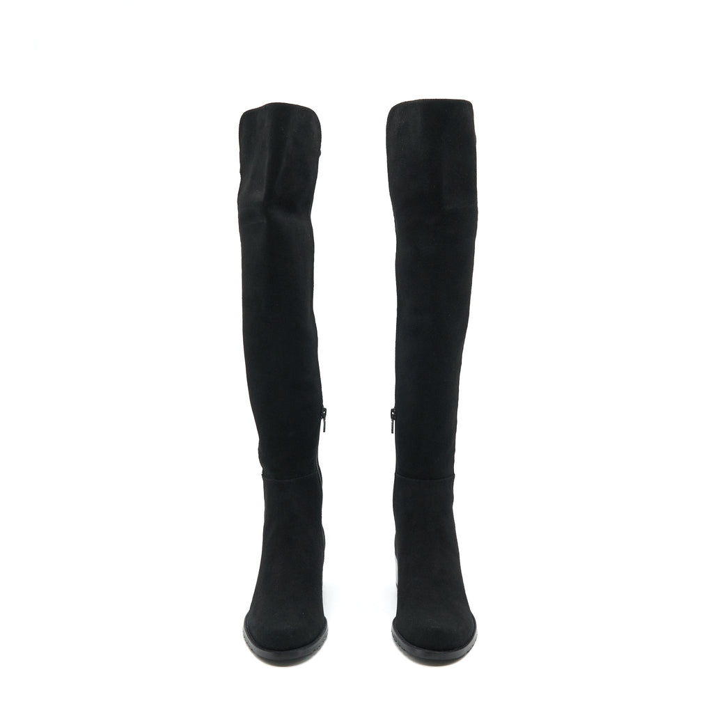 STUART WEITZMAN ALLSERVE SUEDE LEATHER BOOTS
