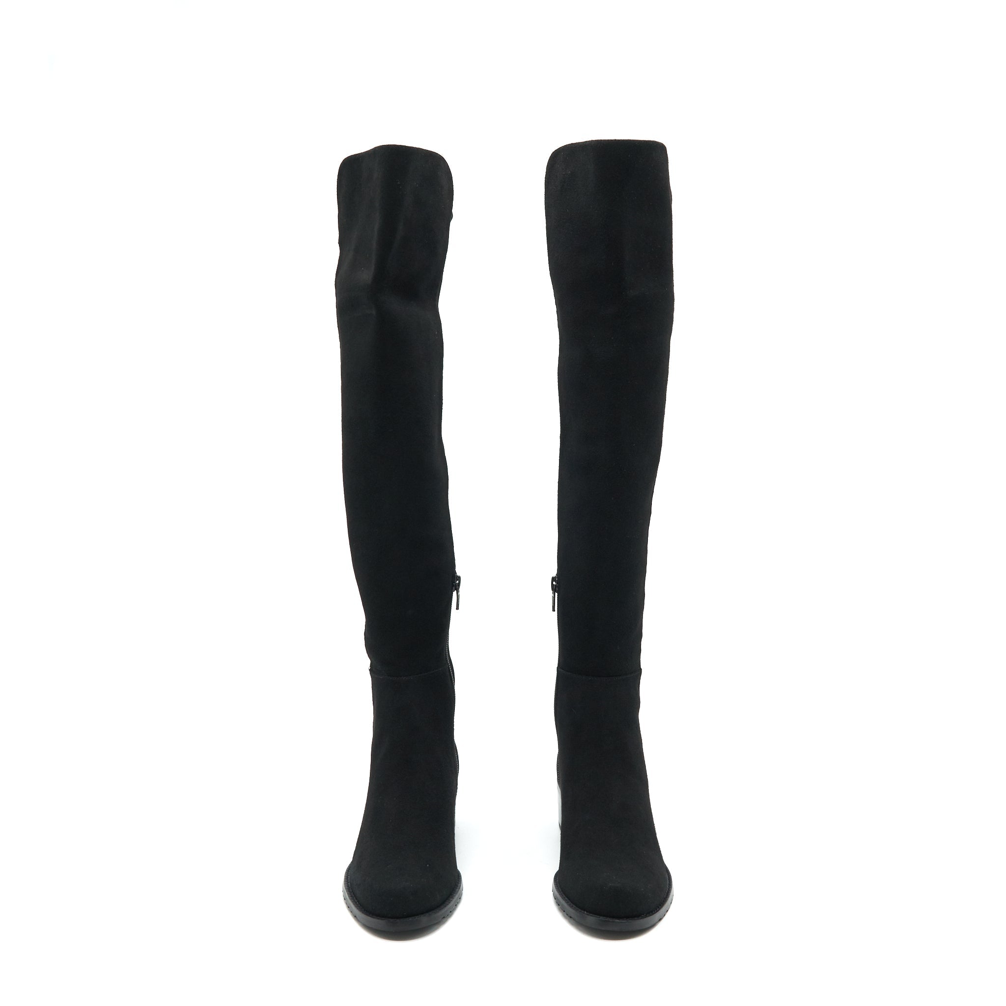 STUART WEITZMAN ALLSERVE SUEDE LEATHER BOOTS