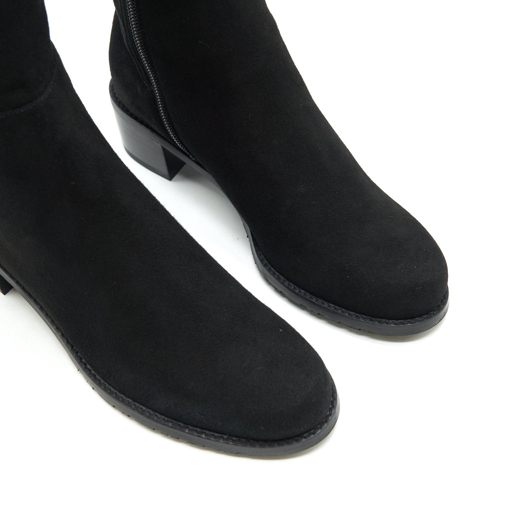 STUART WEITZMAN ALLSERVE SUEDE LEATHER BOOTS