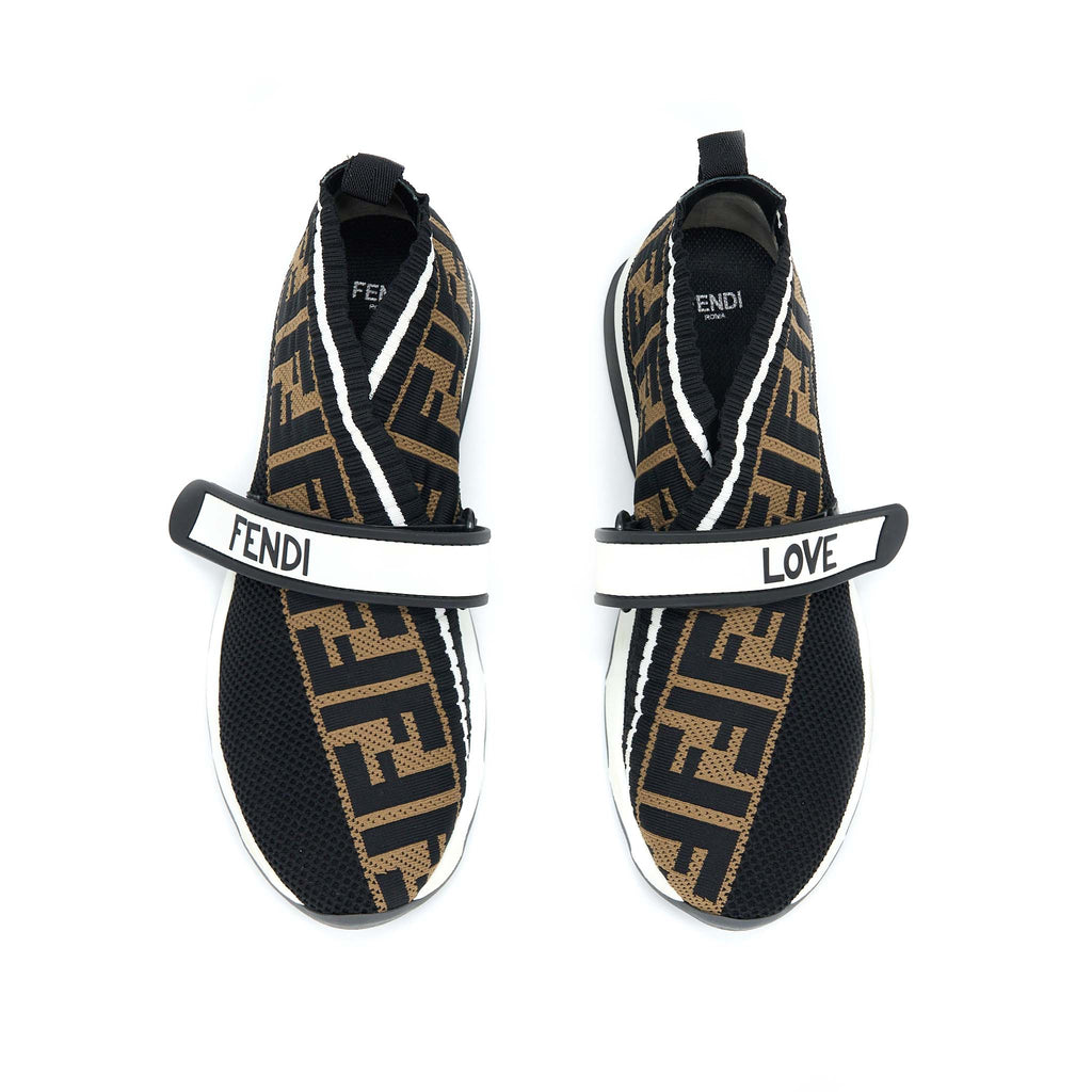 FENDI FABRIC BLACK SNEAKER