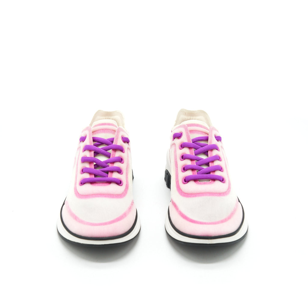 CHANEL CC LOGO SNEAKER PINK/PURPLE/WHITE