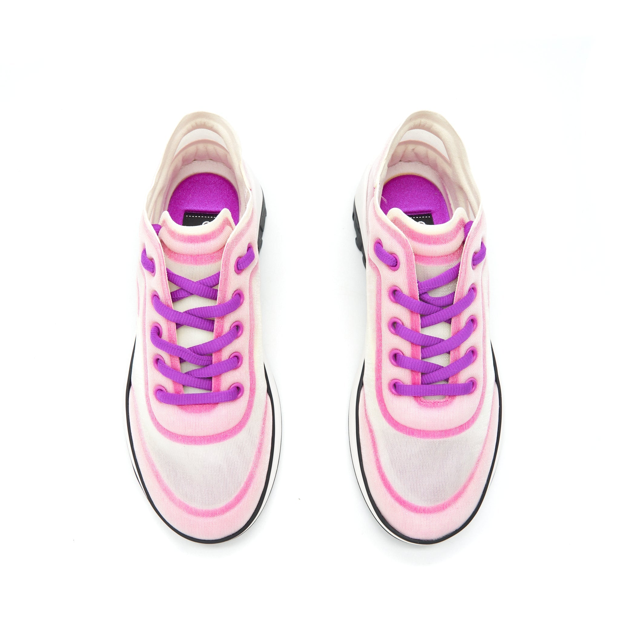 CHANEL CC LOGO SNEAKER PINK/PURPLE/WHITE