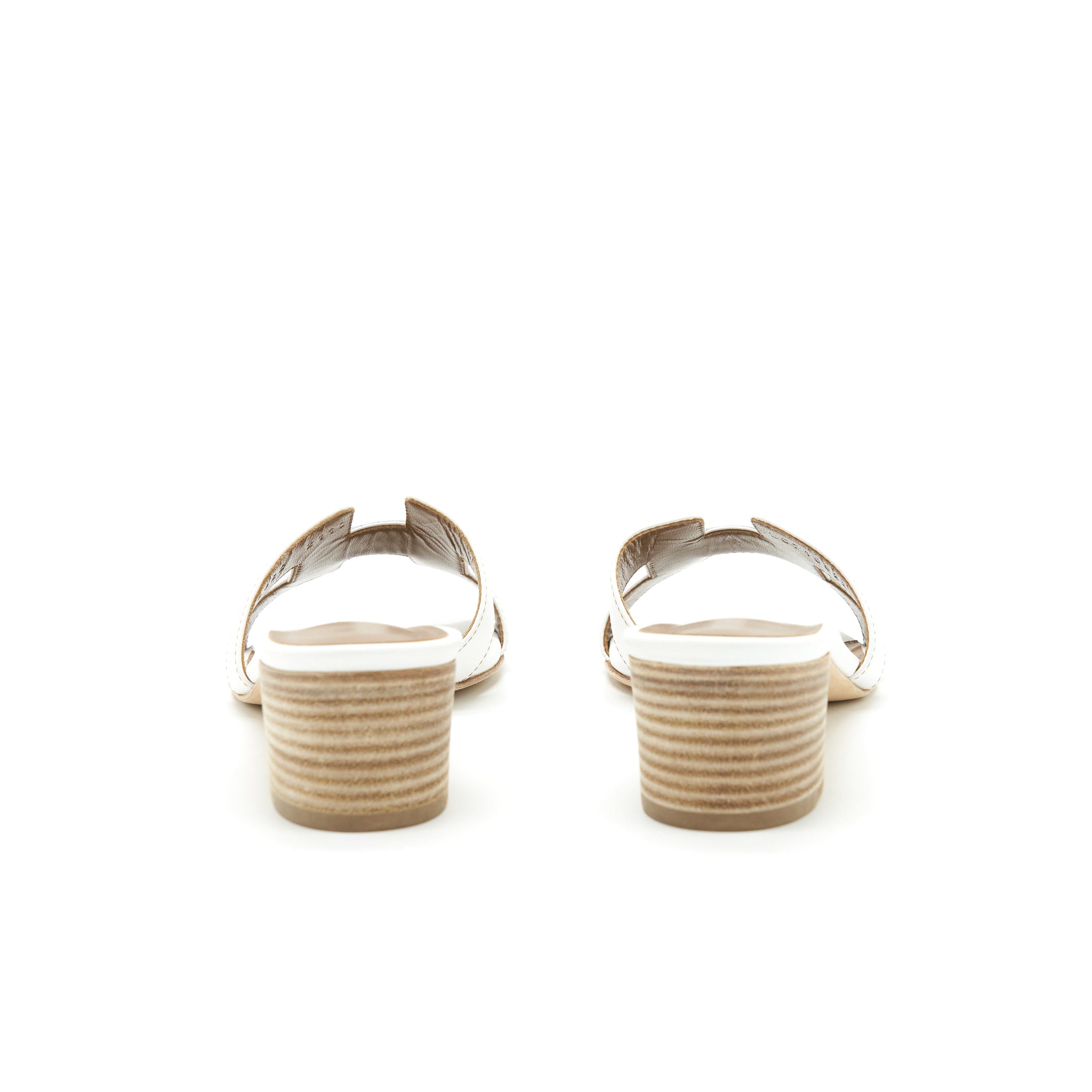 HERMES OASIS SANDAL BLANC