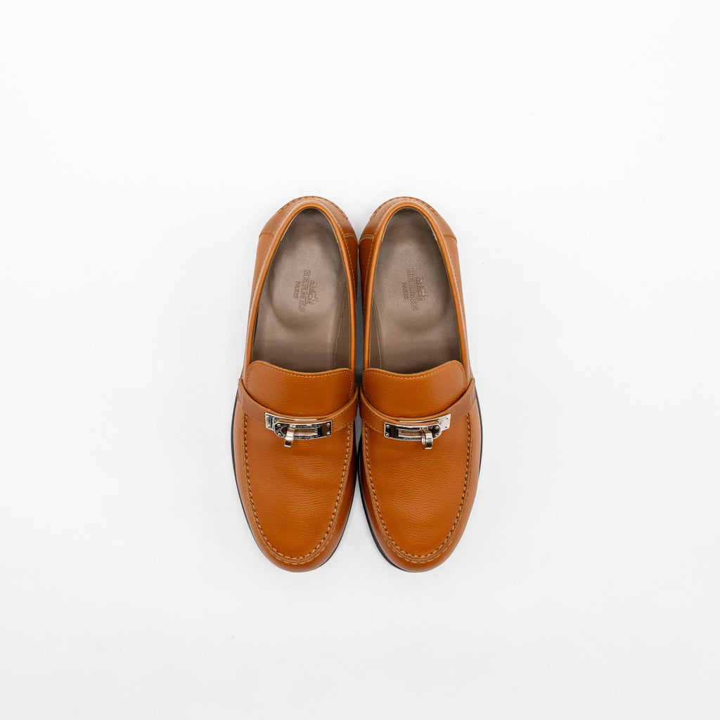 HERMES DESTIN MOCASSINS EPSOM NATUREL SHW