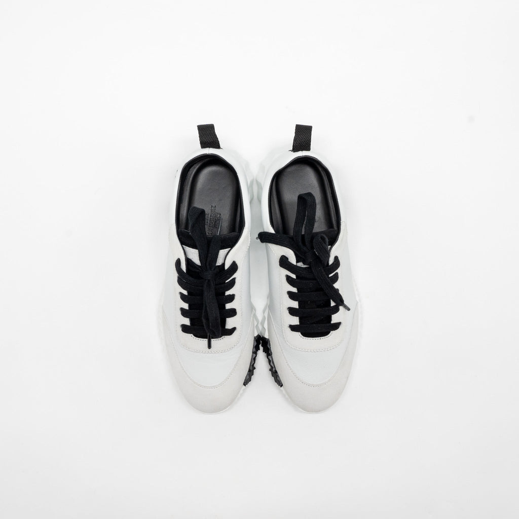 HERMES BOUNCING SNEAKERS CALFSKIN WHITE / BLACK