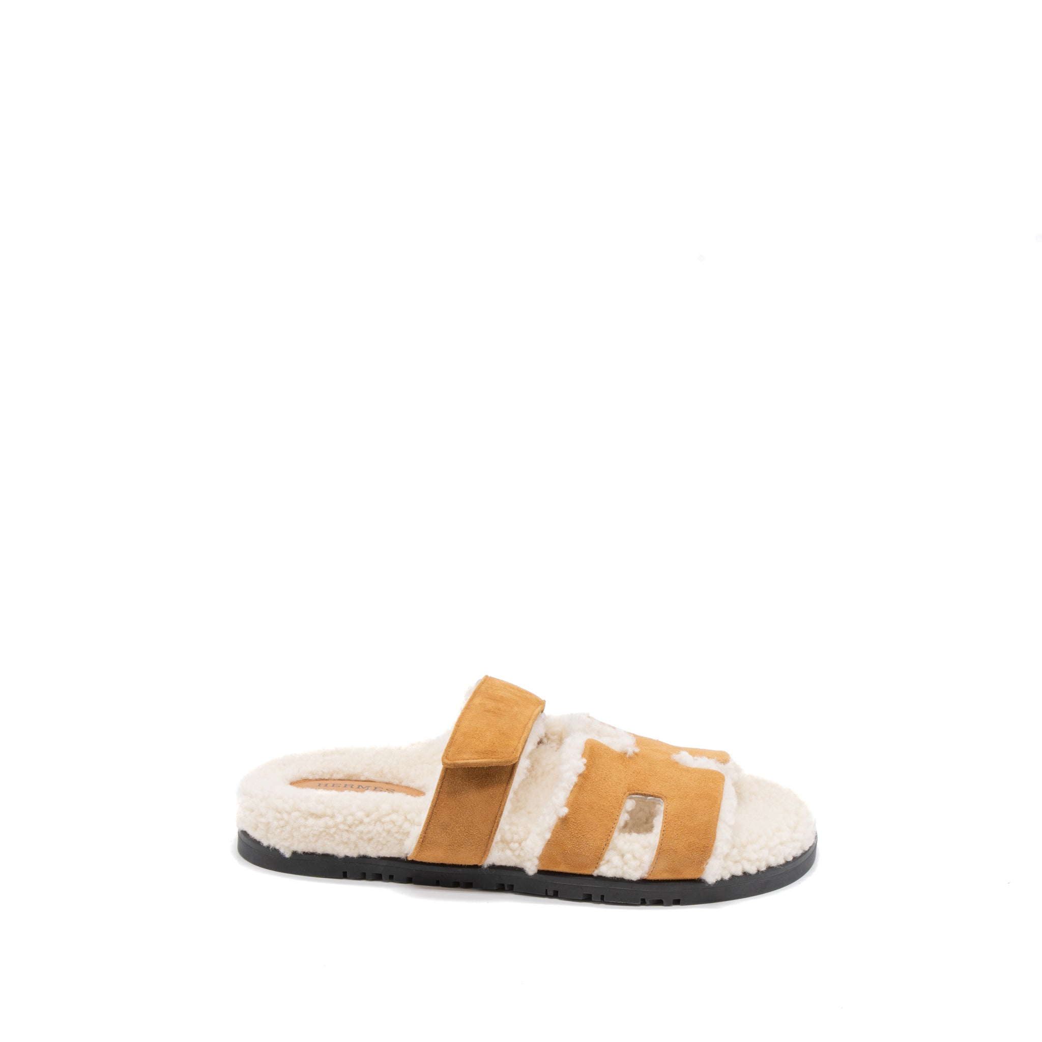 HERMES CHYPRE SANDAL BEIGE DOREEN/ECRU