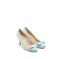 FERRAGAMO 6C CARLA PUMPS PATENT AQUARELLE GHW