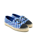 CHANEL ESPADRILLES BLACK/BLUE TWEED
