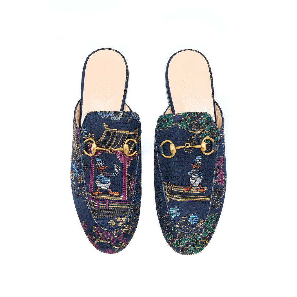 GUCCI PRINCETOWN SLIPPER MULTICOLOUR/BLACK GHW