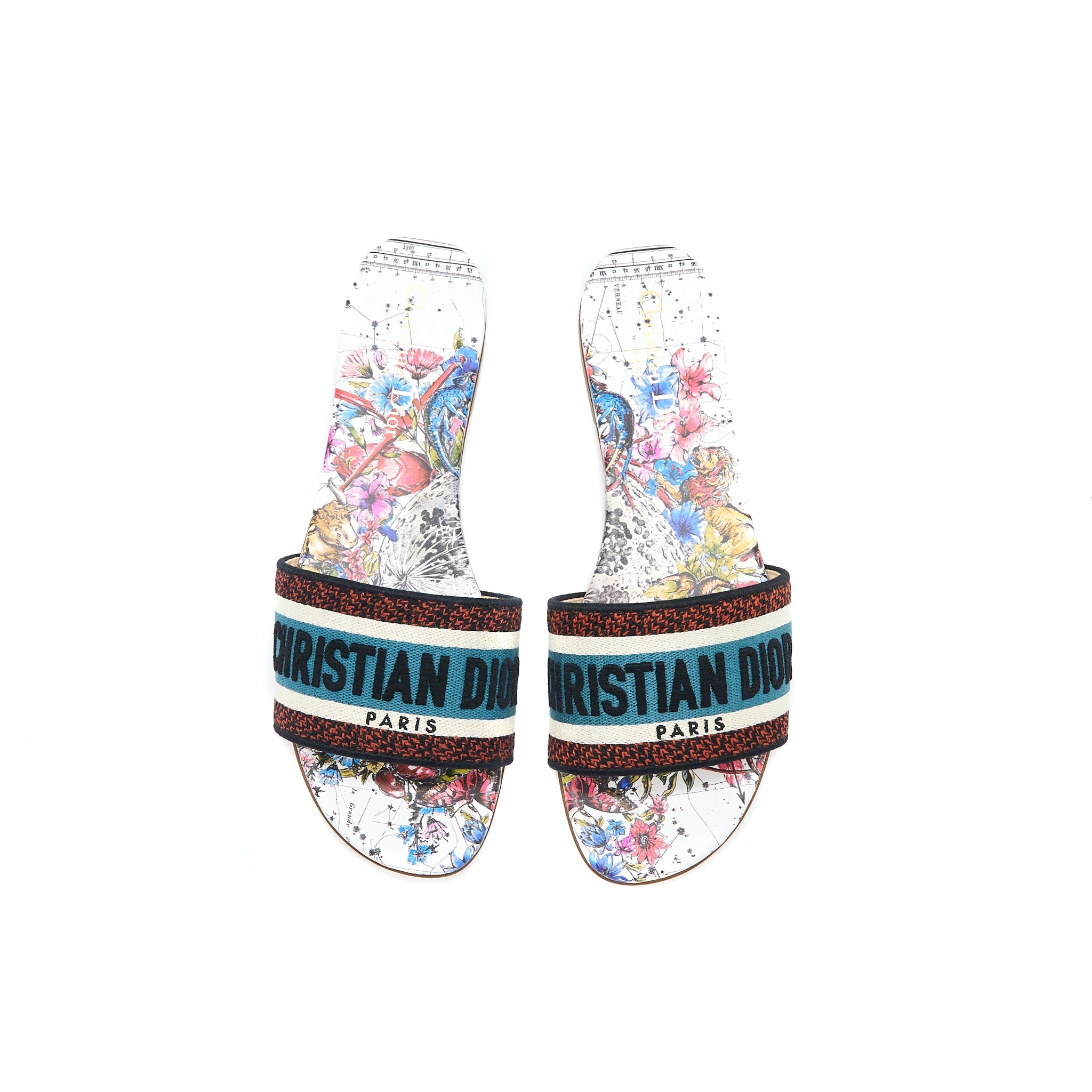 DIOR DWAY SLIDE MULTICOLOUR