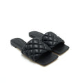 BOTTEGA VENETA PADDED SANDALS BLACK
