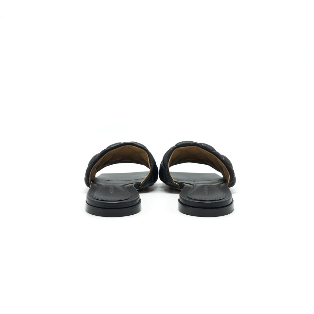 BOTTEGA VENETA PADDED SANDALS BLACK