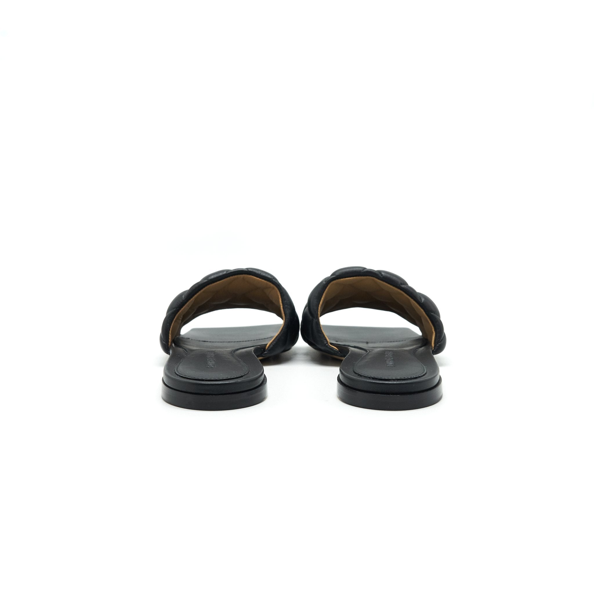 BOTTEGA VENETA PADDED SANDALS BLACK