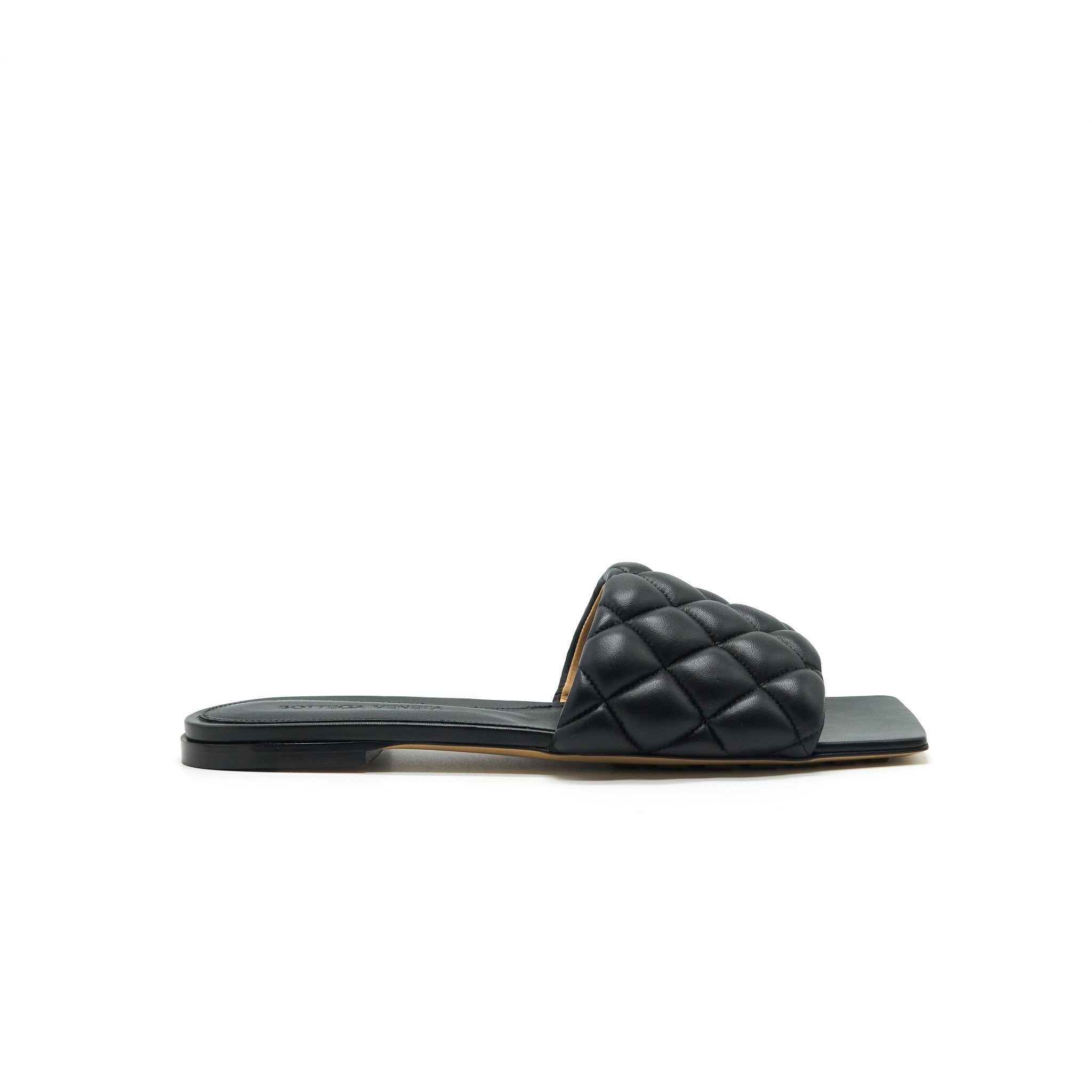 BOTTEGA VENETA PADDED SANDALS BLACK
