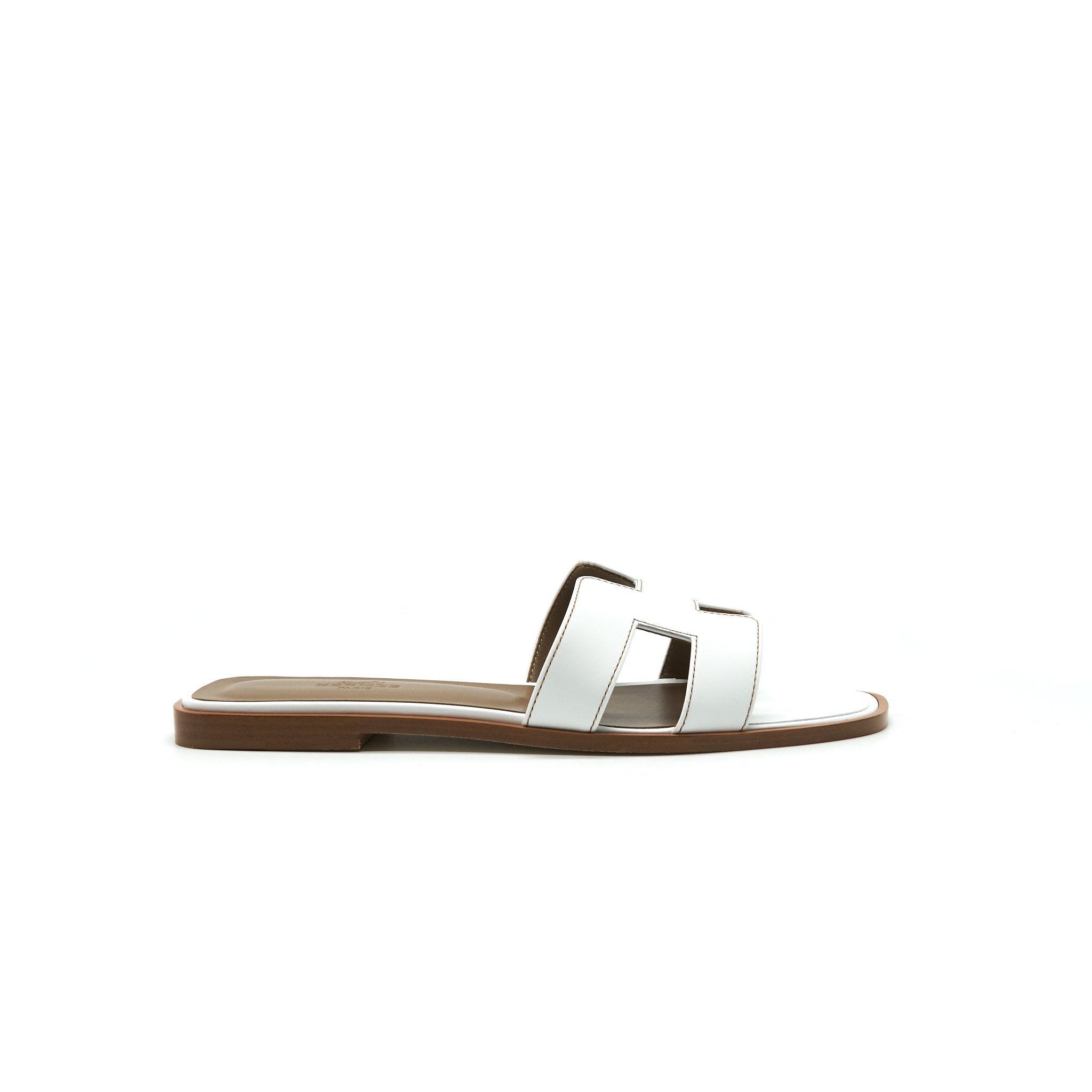 HERMES ORAN SANDAL BLANC